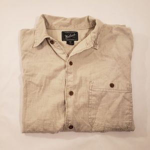 Woolrich Short Sleeve Button Up Mens Medium
